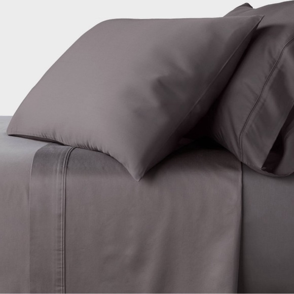 Performance Flat Sheet - King - Dark Gray - Picture 1 of 4